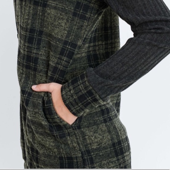 🔥Plaid Open Zipper Jacket - Picture 4 of 8